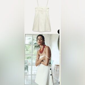 Zara cream Mini Dress size M